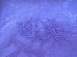 Lot de 6 serviettes anciennes monogrammées