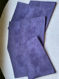 Lot de 6 serviettes anciennes monogrammées