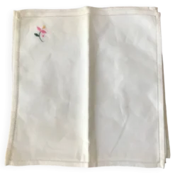 Lot de serviettes de table brodées