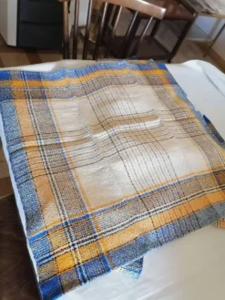 Lot de 12 serviettes de table lin anciennes