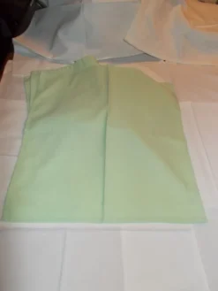 Lot de 12 serviettes de table verte