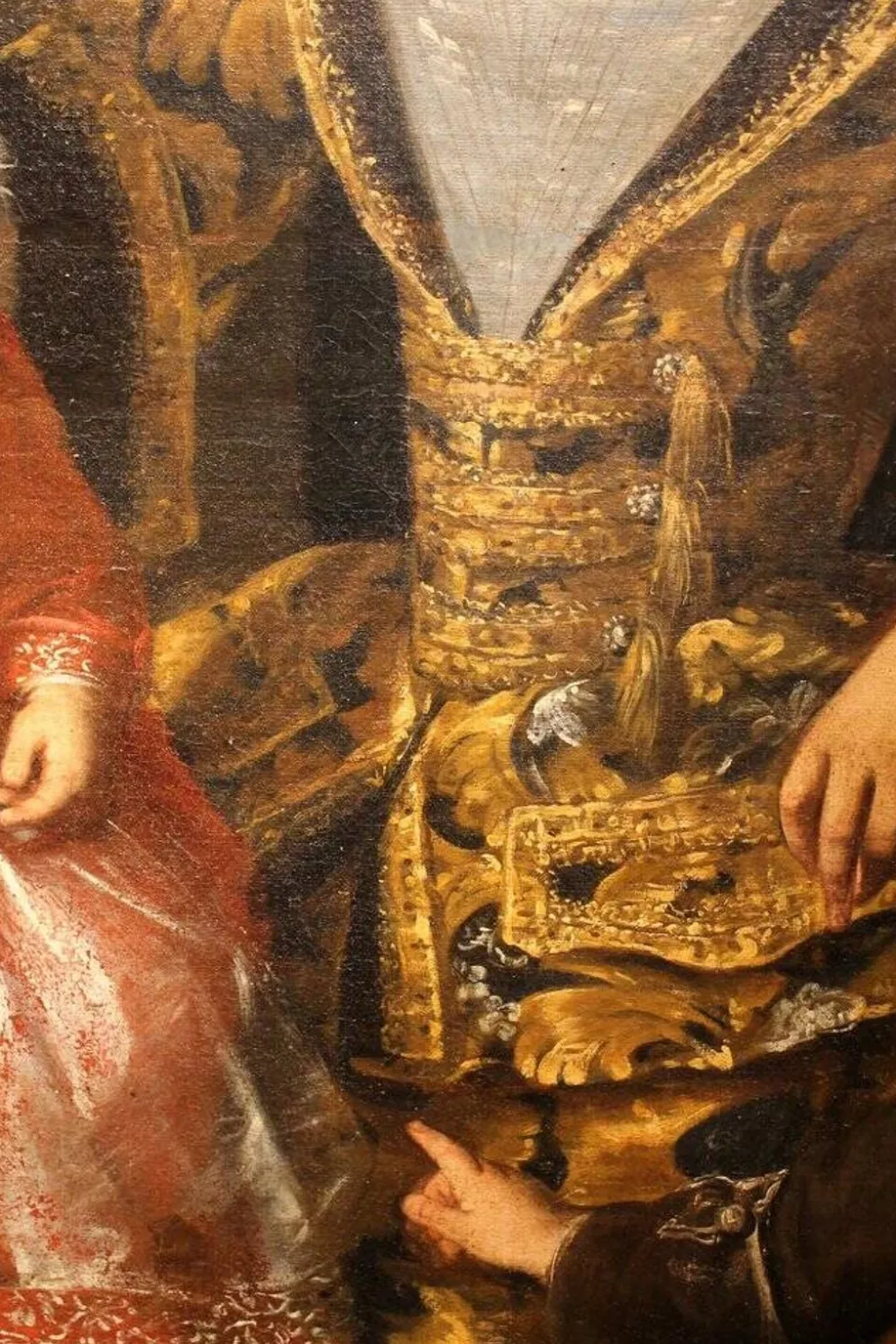 Lucia Casalini Torelli, Portrait de la famille noble italienne des Zanardi, 1740, huile sur toile.