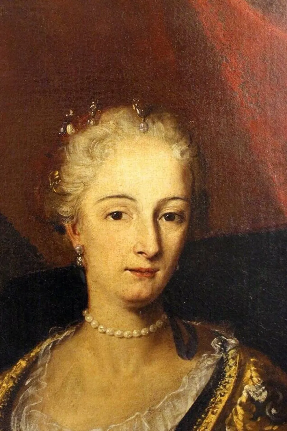 Lucia Casalini Torelli, Portrait de la famille noble italienne des Zanardi, 1740, huile sur toile.