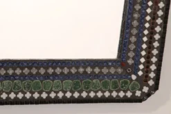 Magnifique miroir mural en mosaïque scandinave des années 1960