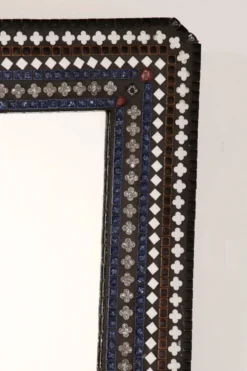 Magnifique miroir mural en mosaïque scandinave des années 1960