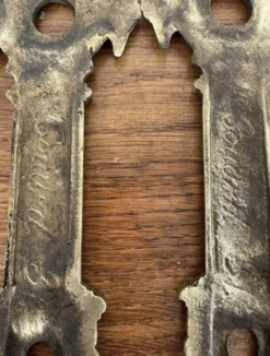 Magnifique Rare Lot Paumelles ,Serrure ,Poignées Plaques Propreté ,Por