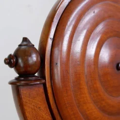 Mahogany Psyche barber mirror - Turned Wood 19th century
