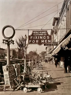 Main Street, Selma, Alabama 1935 – Un instant d'Amérique éternel