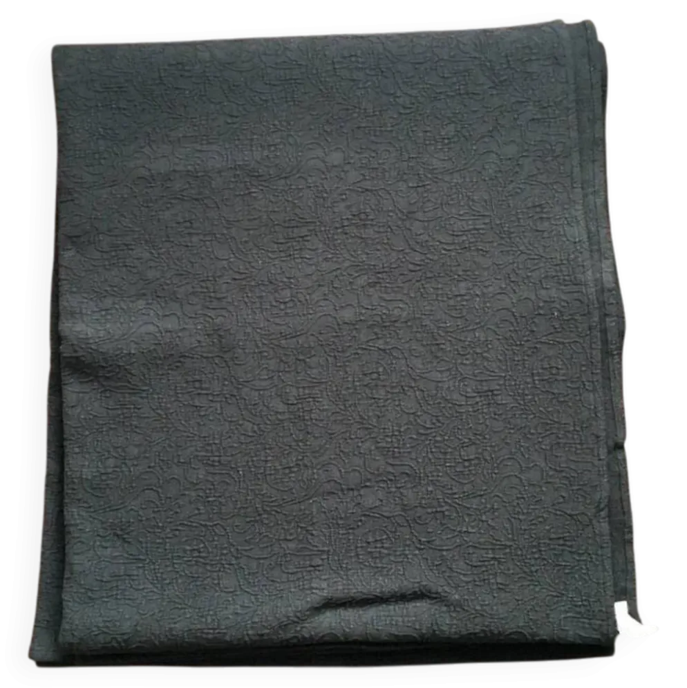 Maison Charvet Dessus de Lit Métis Noir 235 x 265