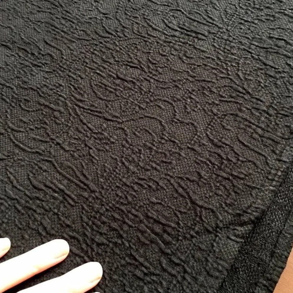 Maison Charvet Dessus de Lit Métis Noir 235 x 265