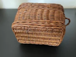 Malle rotin miniature jouet 19eme