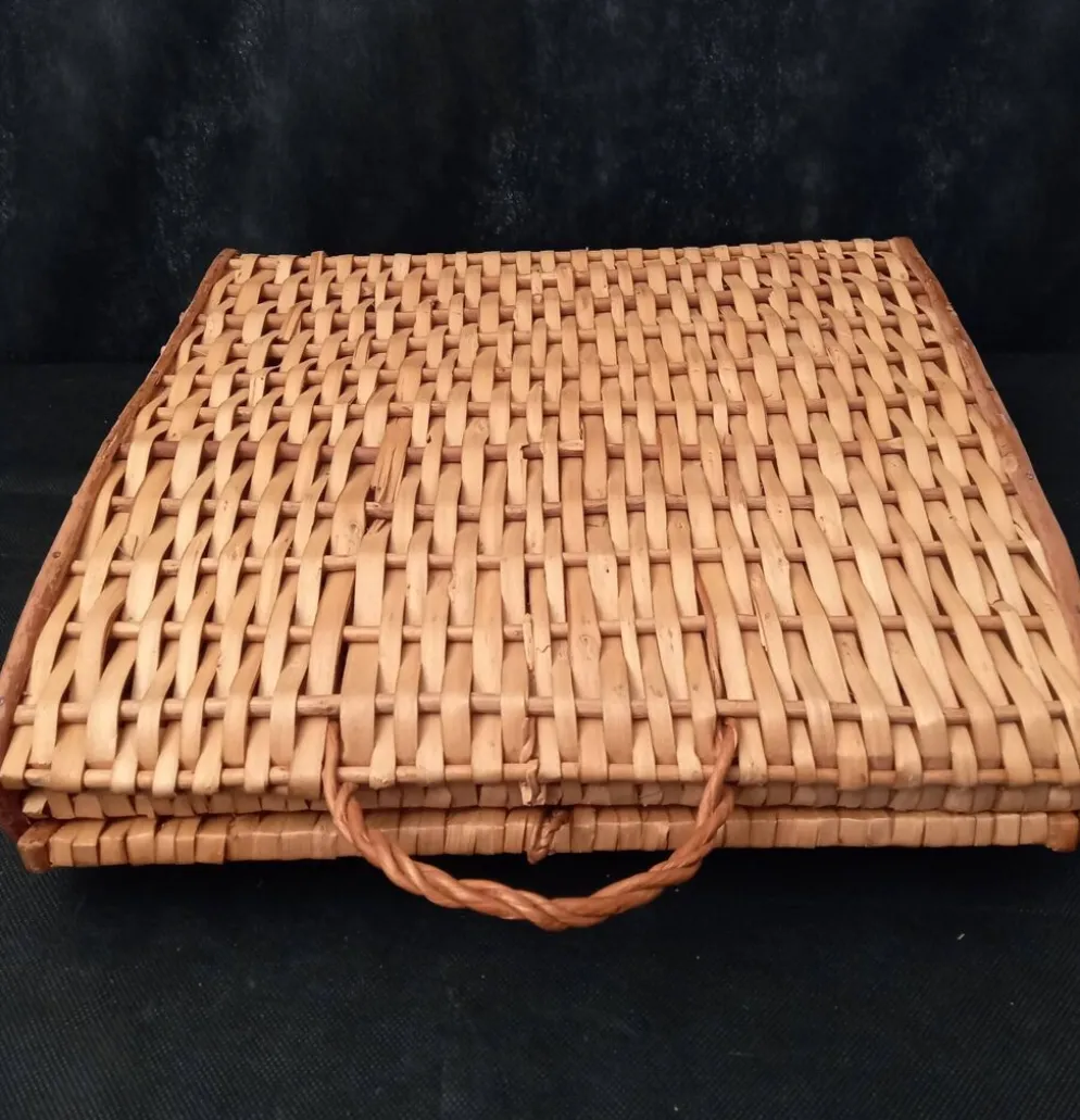 Mallette de rangement en Osier