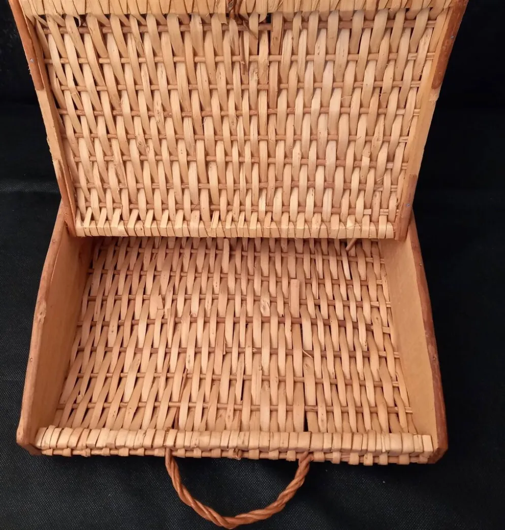 Mallette de rangement en Osier