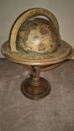 Mappemonde de bureau XIXème
