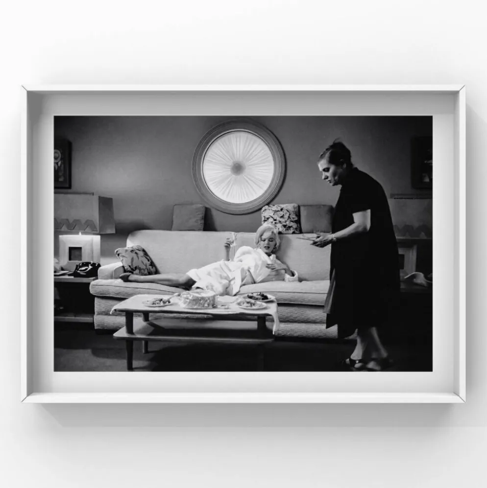 Marilyn Monroe par Lawrence Schiller, 1962 Taille : 30 x 45 cm | avec bordure blanche