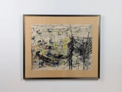 Marine encre et aquarelle