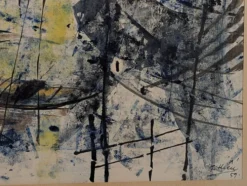 Marine encre et aquarelle