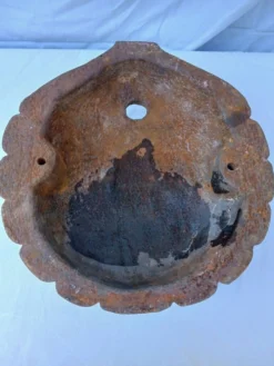 Mascaron masque en fonte visage