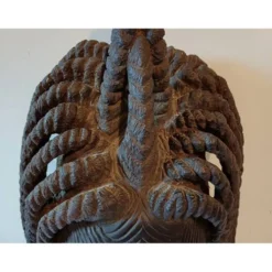 Masque africain bois Côte d'Ivoire Baoulé