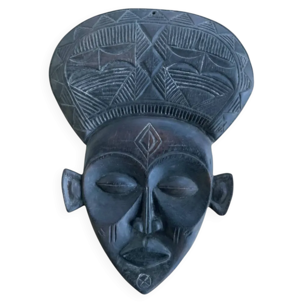 Masque africain de style Punu