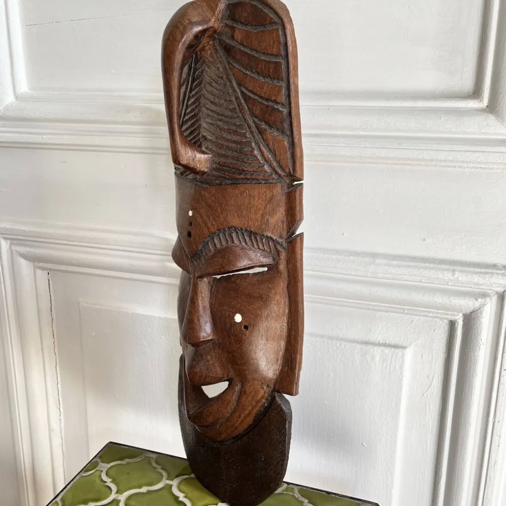 Masque africain en bois