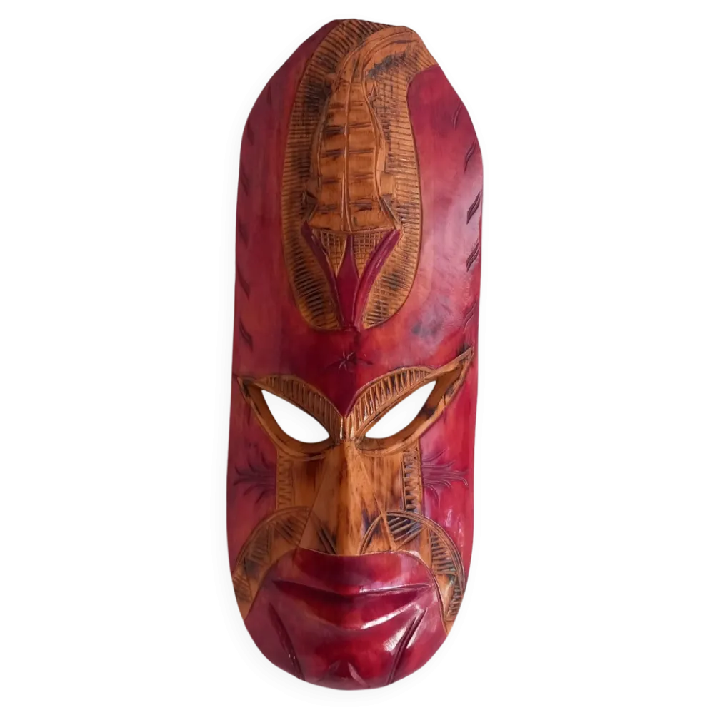 Masque africain grand format