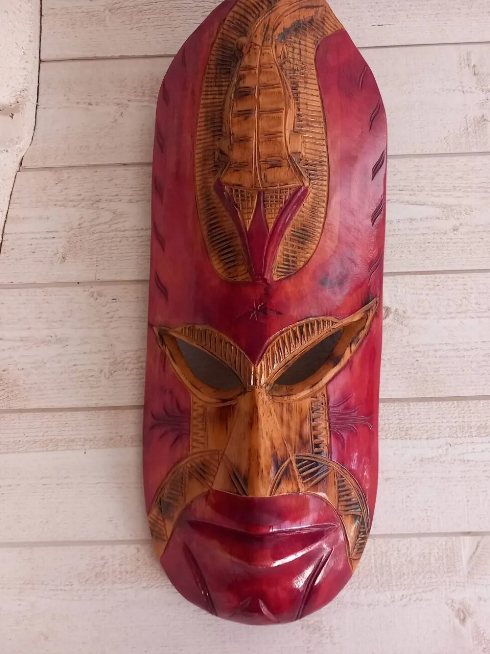 Masque africain grand format