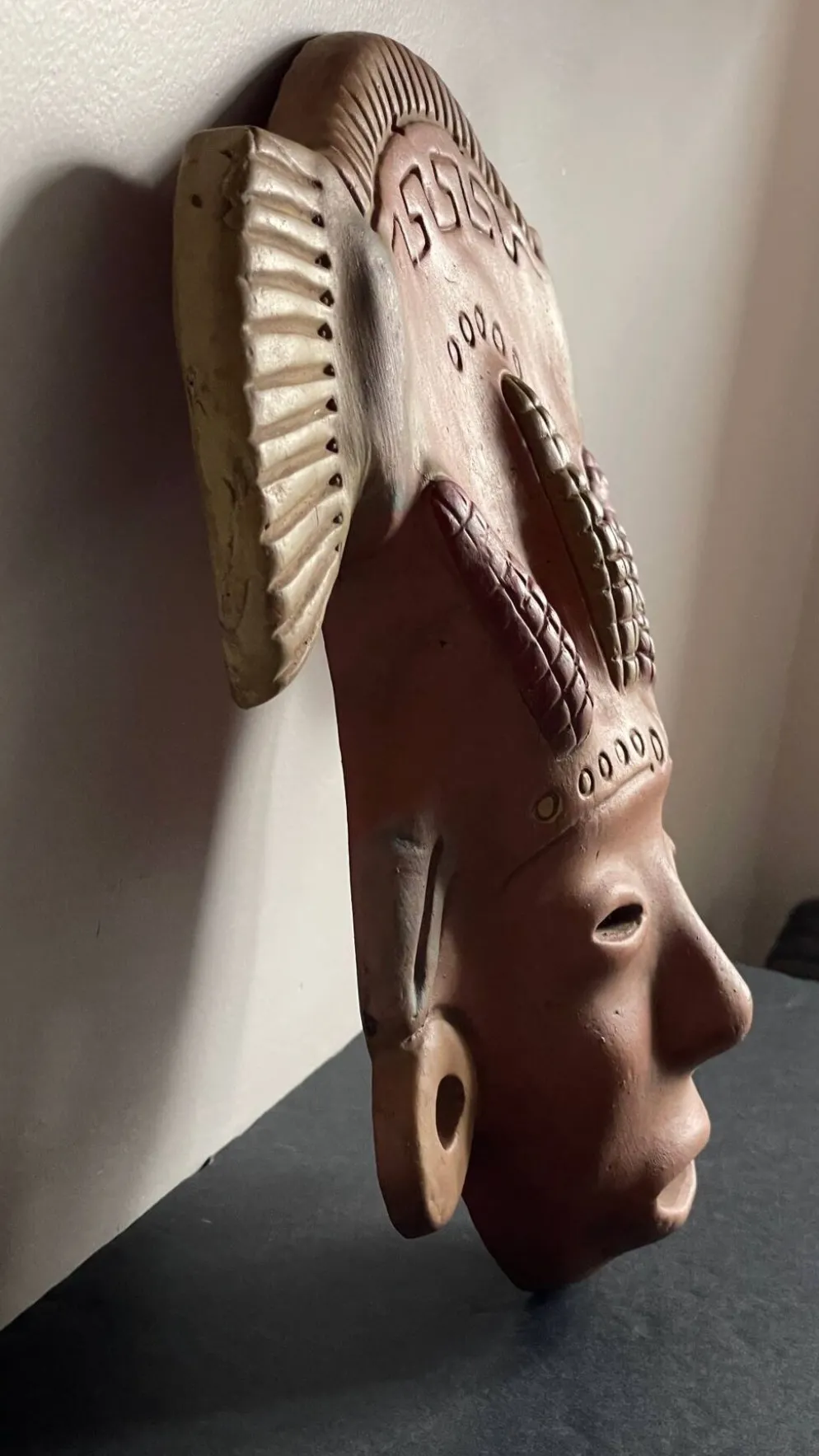 Masque art populaire mexique vintage