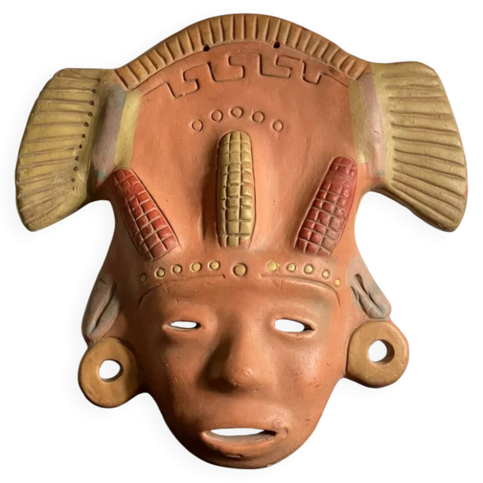 Masque art populaire mexique vintage
