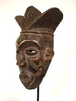 Masque Chokwe - Milieu du 20e siècle - Angola - African Tribal Art