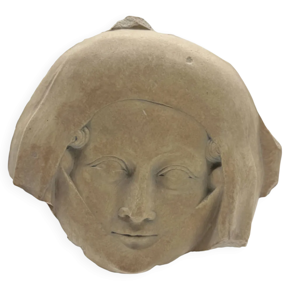 Masque de femme XIVe – reproduction musée du Louvre