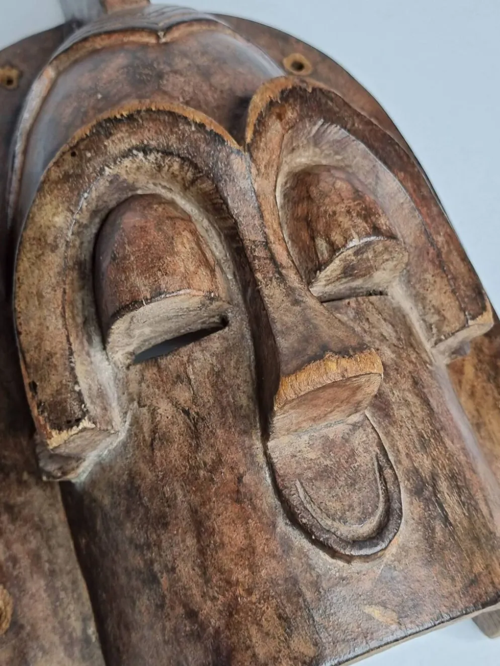 Masque Emboli Traditionnel – Art Tribal Bakota, Gabon, Années 1950-60