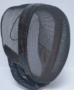 masque escrime métal cuir début xxème