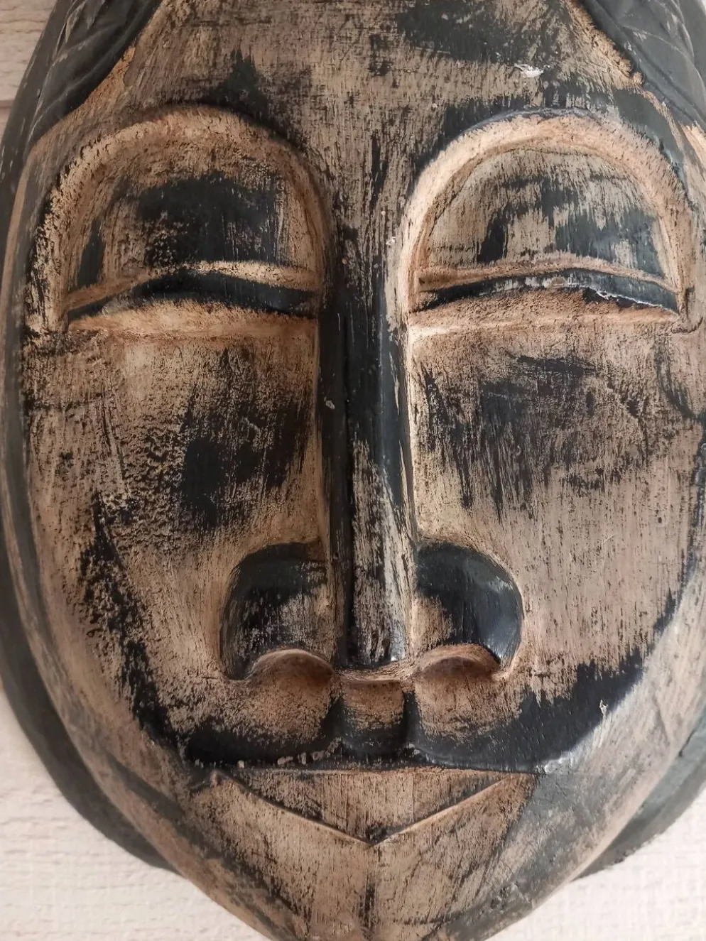 Masque ethnique/tribal en bois