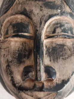 Masque ethnique/tribal en bois