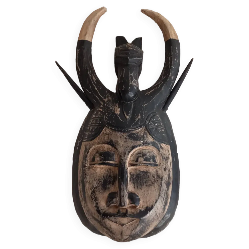 Masque ethnique/tribal en bois