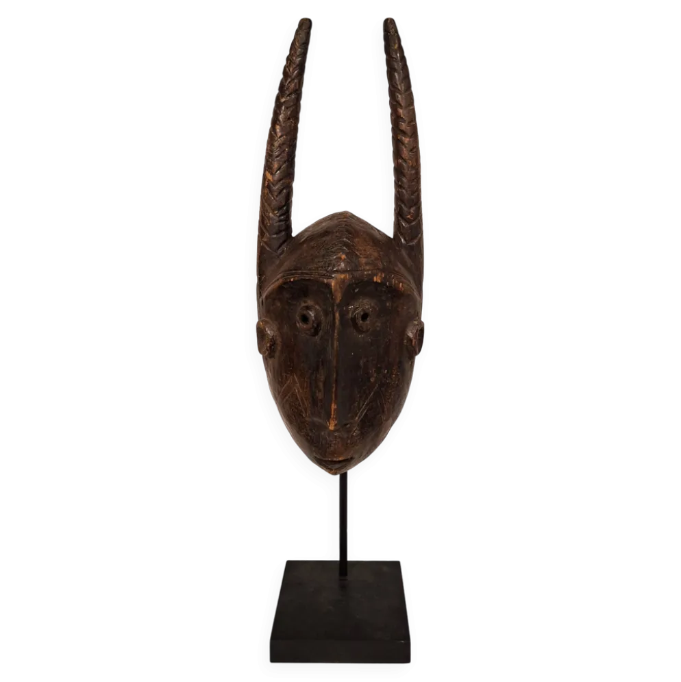 Masque Katanda - Tribu Lega, RD Congo - Milieu du 20e siècle