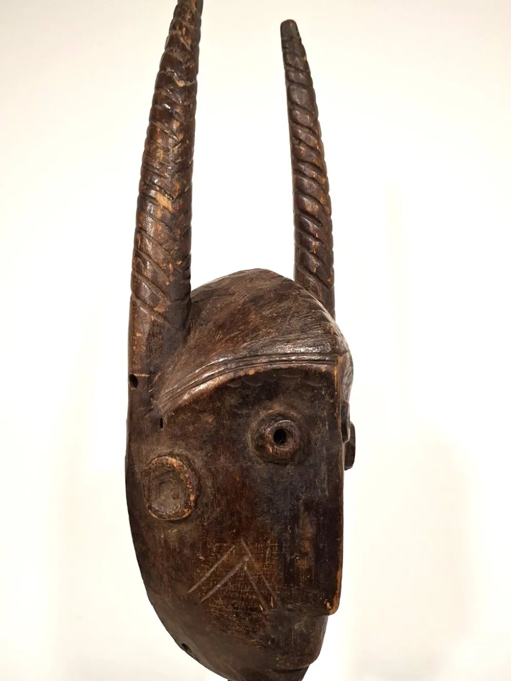 Masque Katanda - Tribu Lega, RD Congo - Milieu du 20e siècle
