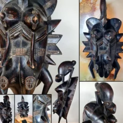 Masque Keplié - Senoufo-30 cm - Côte d'Ivoire