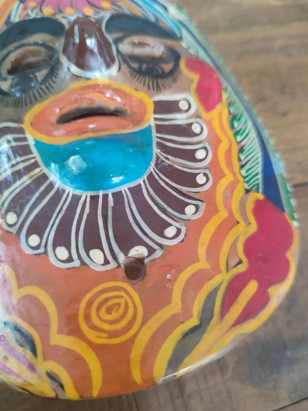 Masque mexicain peint à la main