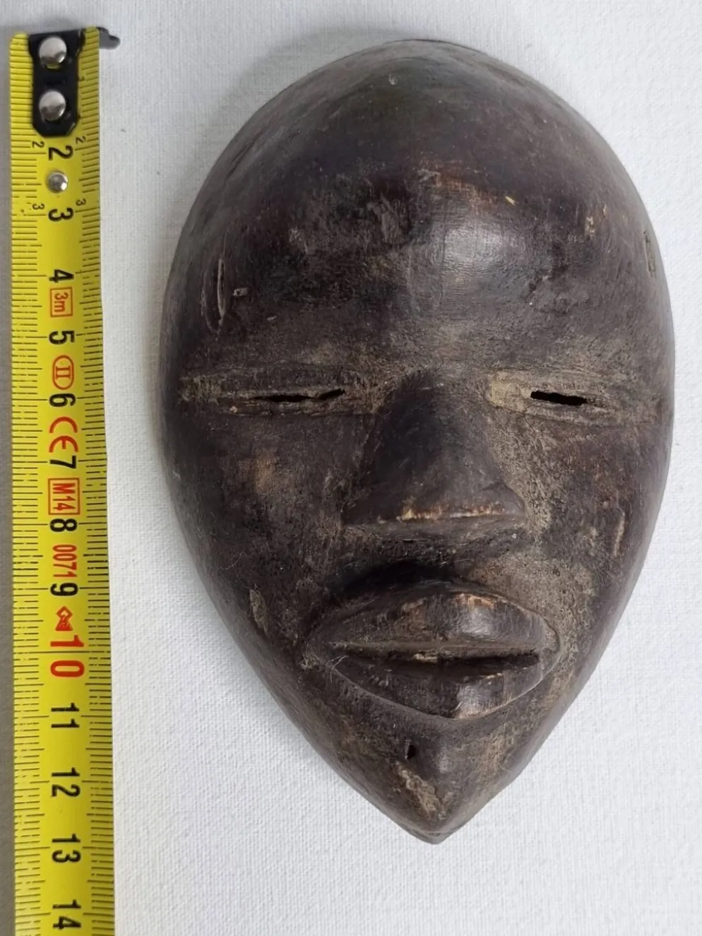 Masque passeport, Dan en bois patiné – Côte d’Ivoire, XXe siècle, 13 cm
