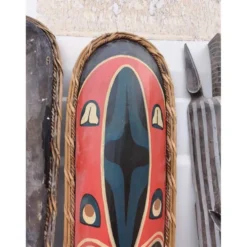 3 masques bois Afrique