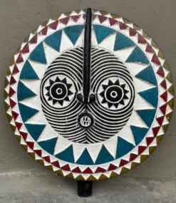 Masque soleil Bwa du Burkina Faso – Masque mural africain Bobo