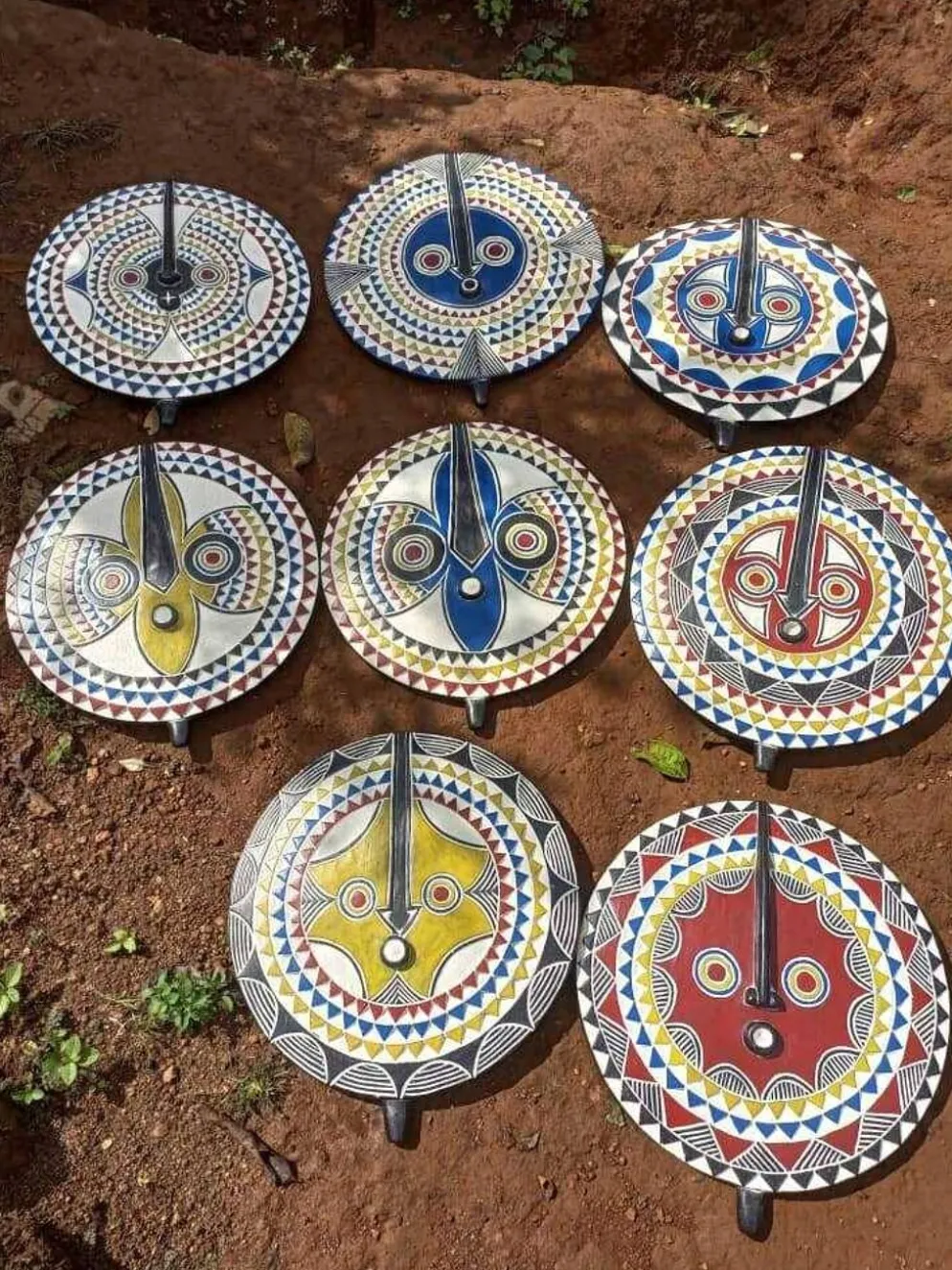 Masque Soleil Tribal Africain Bwa/ Masque Soleil Bobo