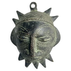 Masque Tikar en Bronze Fekima– Masque de Divinité | Art Africain