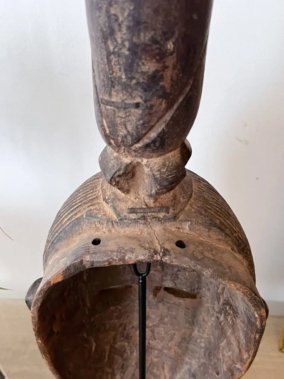 Masque Yaouré en bois (Côte d'Ivoire)