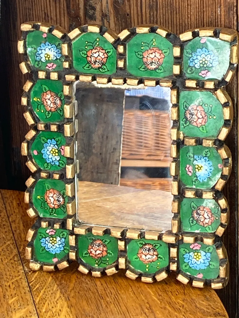 Melie péruvien en bois et verre