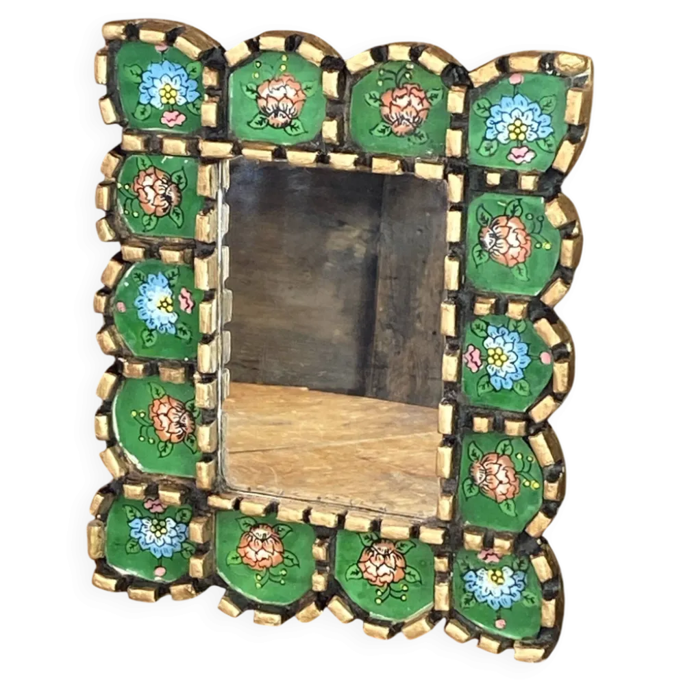 Melie péruvien en bois et verre