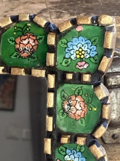 Melie péruvien en bois et verre