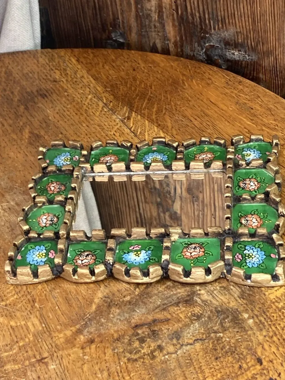 Melie péruvien en bois et verre